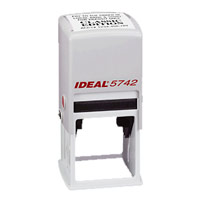 IDEAL 5742 SQUARE SELF-INKING STAMPS