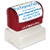 #16 ULTIMARK PRE-INKED STAMP WITH BURGUNDY HANDLE