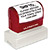 #24 ULTIMARK PRE-INKED STAMP WITH BURGUNDY HANDLE